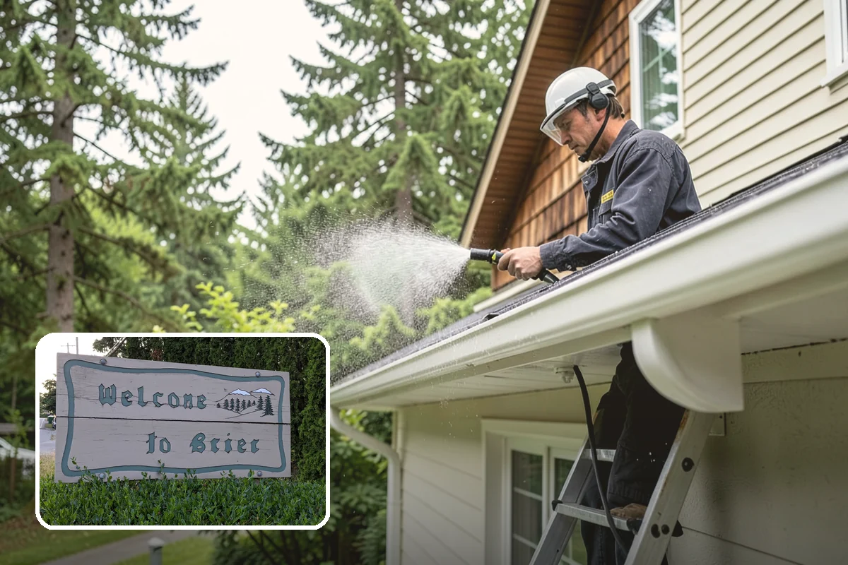 Deck Railing Cleaning in Brier, Snohomish County, WA - Cleans balusters, caps, and joints thoroughly