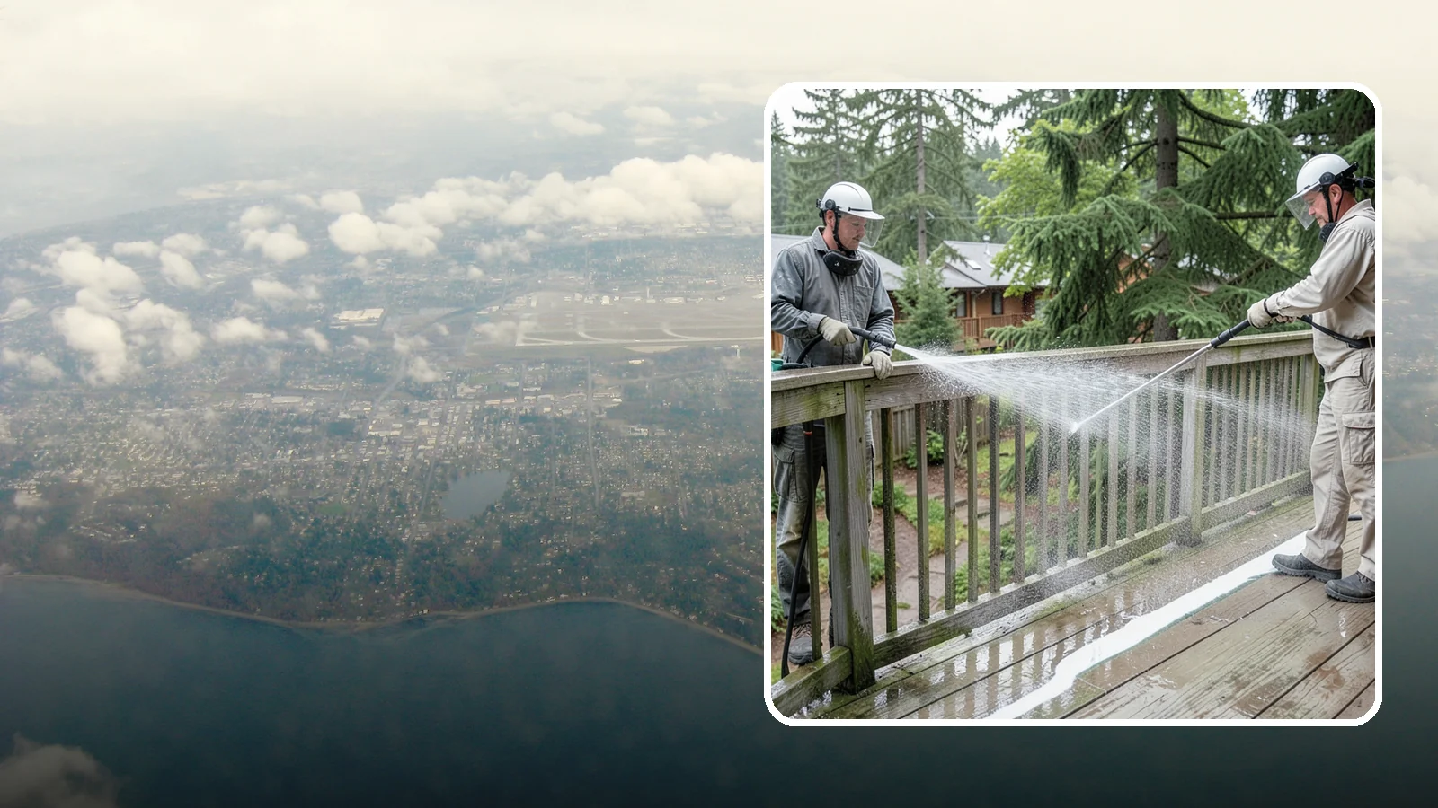 Deck Railing Cleaning in Burien, King County, WA - Detail-clean deck railings, balusters, and caps where grime and algae cling out of reach.