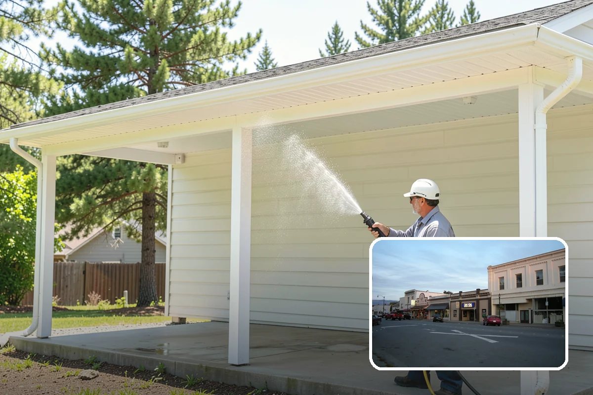 Deck Railing Cleaning in Burlington, Skagit County, WA - Cleans balusters, caps, and joints thoroughly