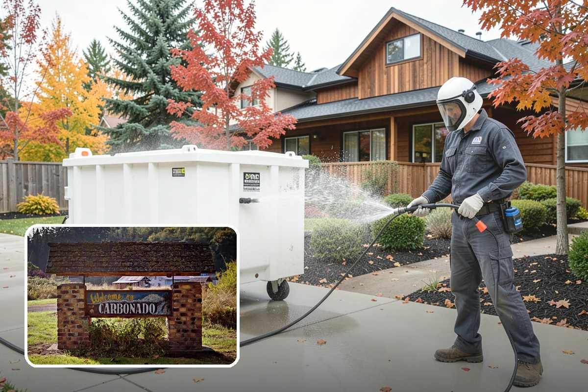 Deck Railing Cleaning in Carbonado, Pierce County, WA - Cleans balusters, caps, and joints thoroughly