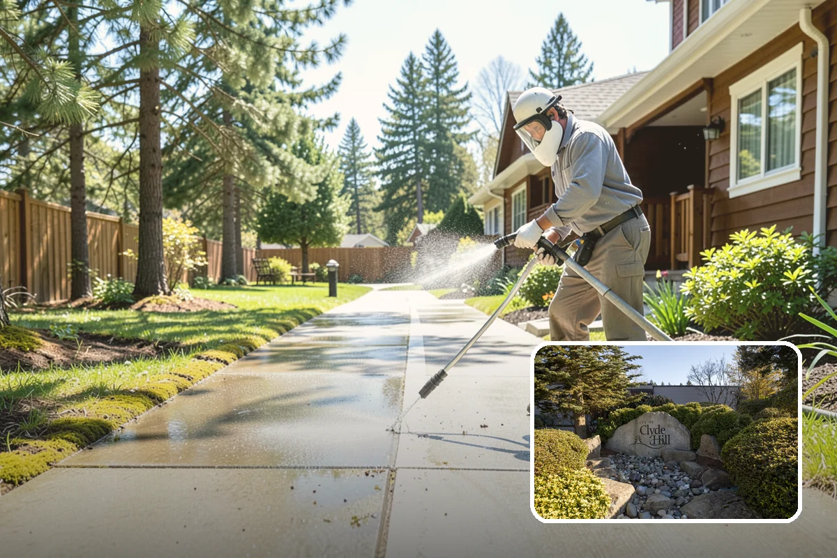 Deck Railing Cleaning in Clyde Hill, King County, WA - Cleans balusters, caps, and joints thoroughly