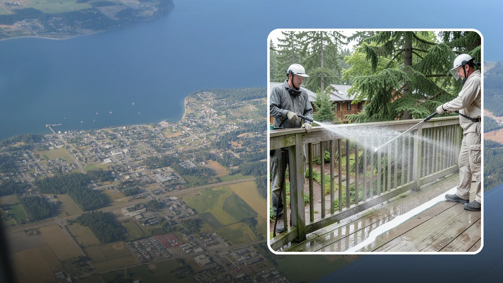 Deck Railing Cleaning in Coupeville, Island County, WA - Detail-clean deck railings, balusters, and caps where grime and algae cling out of reach.