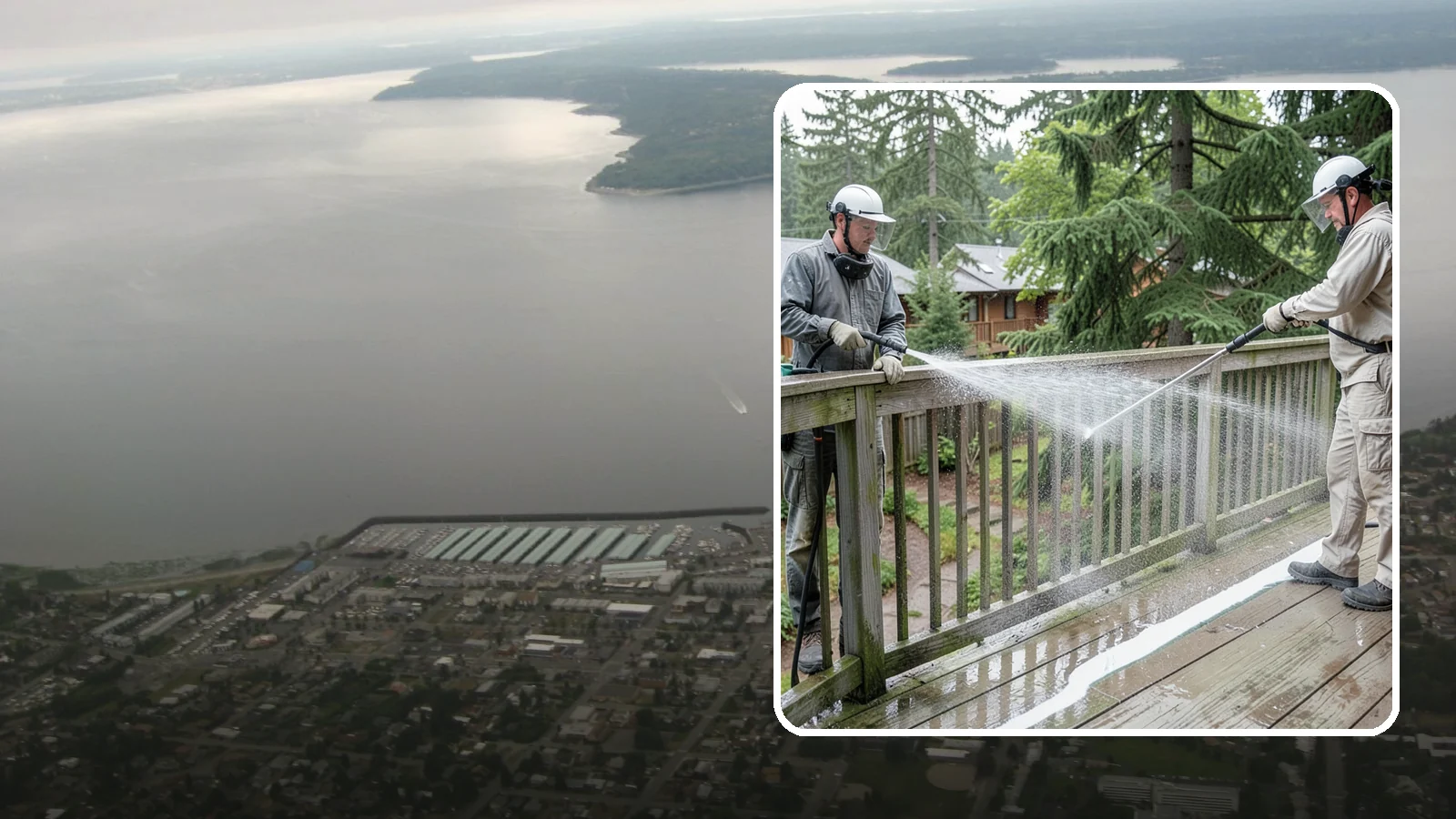 Deck Railing Cleaning in Des Moines, King County, WA - Detail-clean deck railings, balusters, and caps where grime and algae cling out of reach.