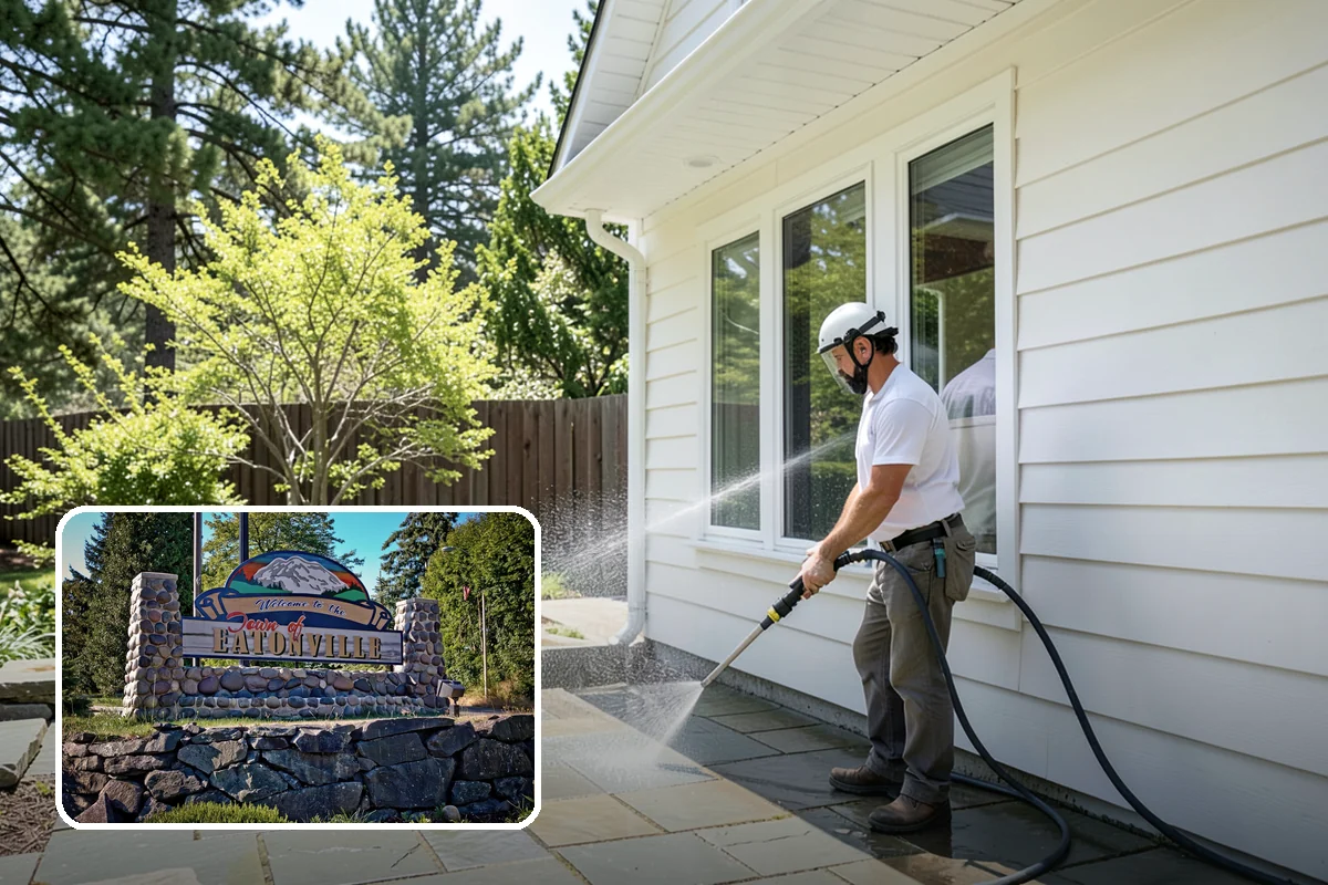 Deck Railing Cleaning in Eatonville, Pierce County, WA - Cleans balusters, caps, and joints thoroughly