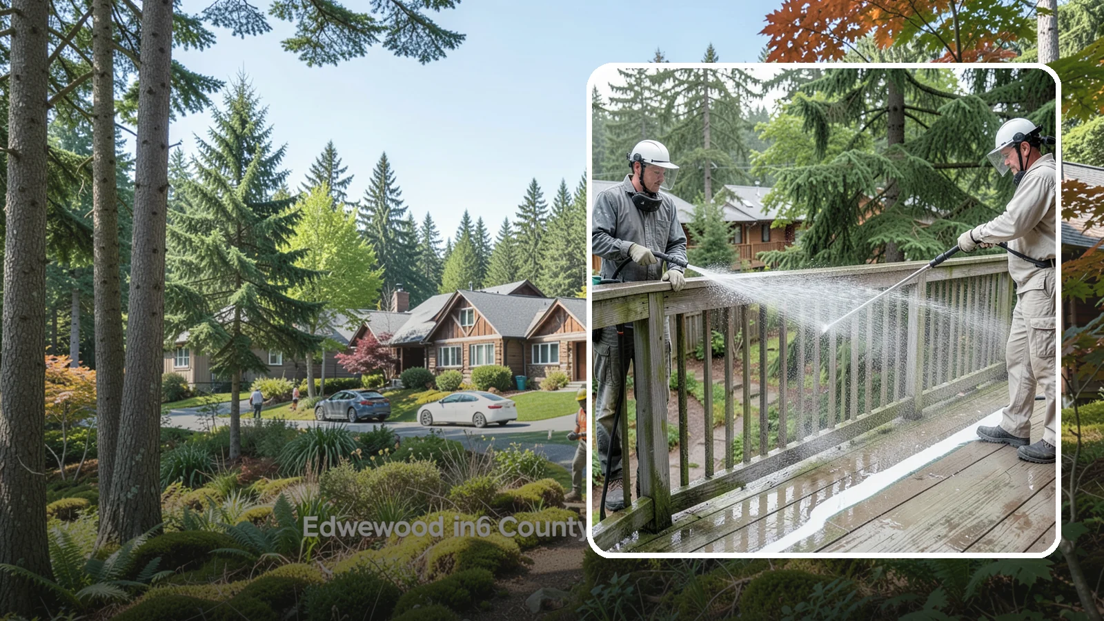 Deck Railing Cleaning in Edgewood, Pierce County, WA - Detail-clean deck railings, balusters, and caps where grime and algae cling out of reach.