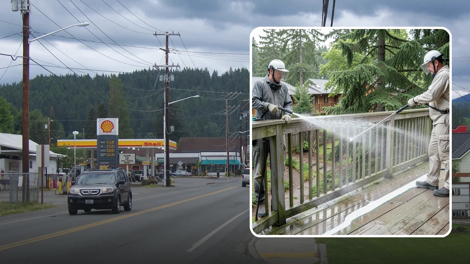 Deck Railing Cleaning in Granite Falls, Snohomish County, WA - Detail-clean deck railings, balusters, and caps where grime and algae cling out of reach.
