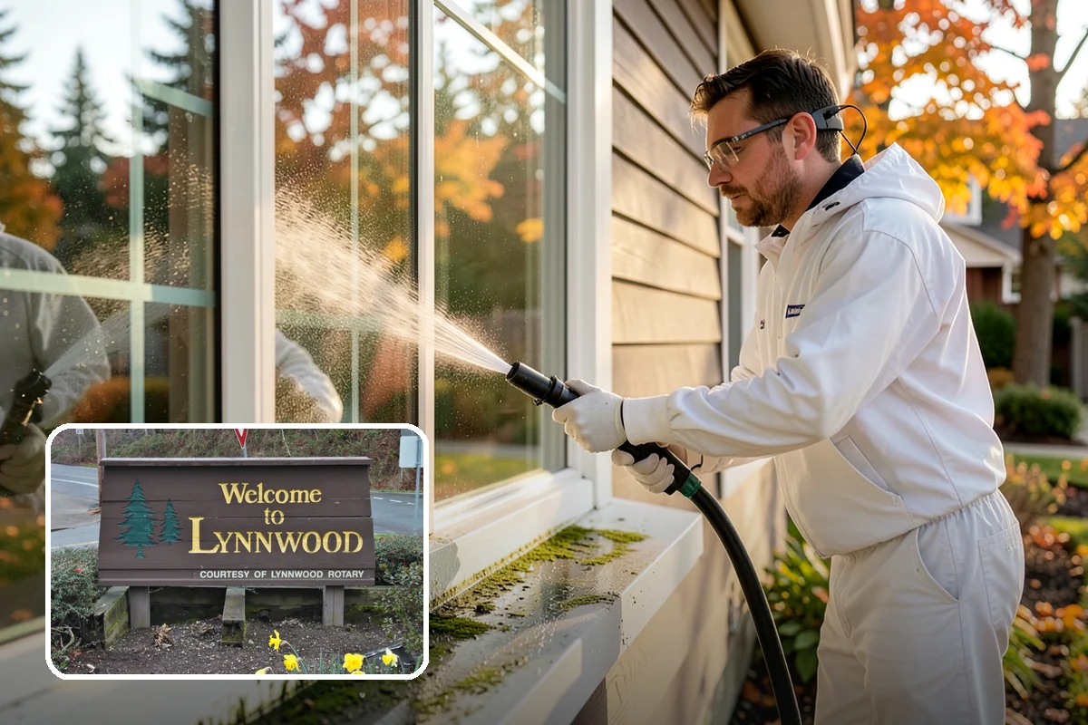 Deck Railing Cleaning in Lynnwood, Snohomish County, WA - Cleans balusters, caps, and joints thoroughly