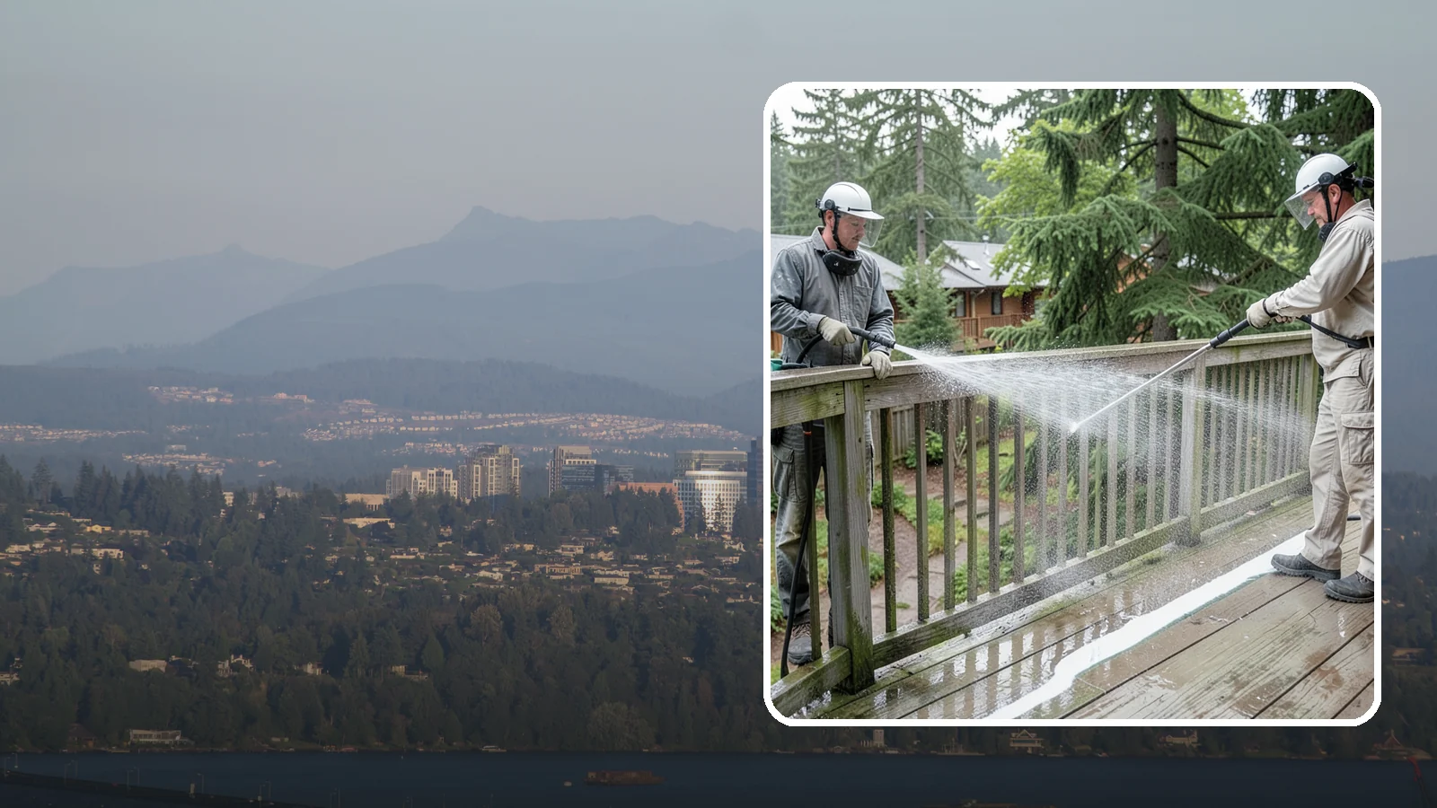 Deck Railing Cleaning in Medina, King County, WA - Detail-clean deck railings, balusters, and caps where grime and algae cling out of reach.