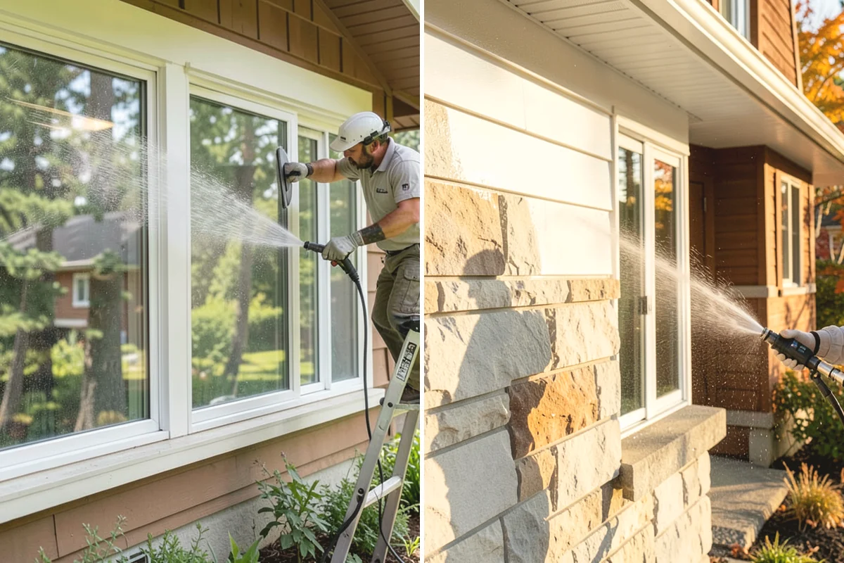 Deck Railing Cleaning in Mercer Island, King County, WA - Protect the deck floor and nearby plants