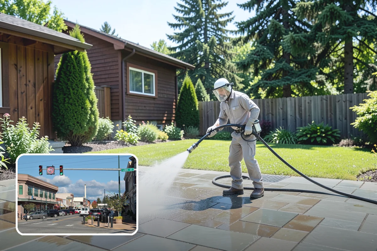 Deck Railing Cleaning in Monroe, Snohomish County, WA - Cleans balusters, caps, and joints thoroughly