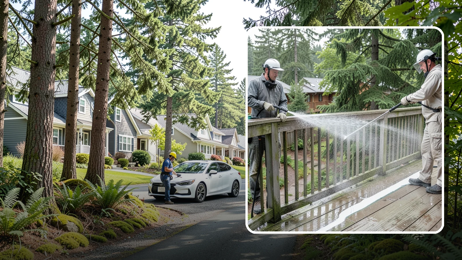 Deck Railing Cleaning in Normandy Park, King County, WA - Detail-clean deck railings, balusters, and caps where grime and algae cling out of reach.