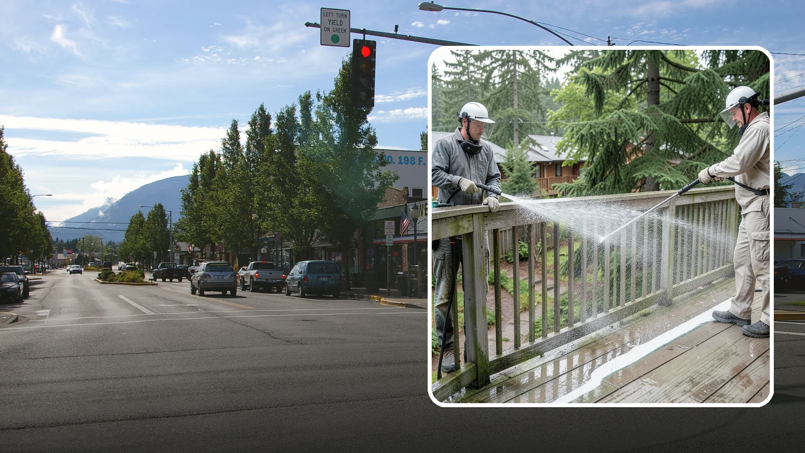 Deck Railing Cleaning in North Bend, King County, WA - Detail-clean deck railings, balusters, and caps where grime and algae cling out of reach.