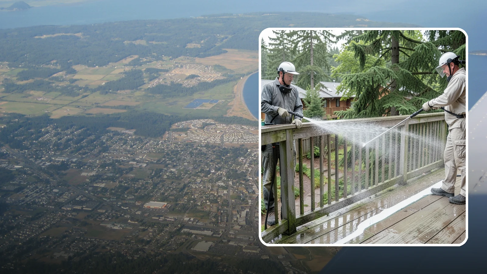 Deck Railing Cleaning in Oak Harbor, Island County, WA - Detail-clean deck railings, balusters, and caps where grime and algae cling out of reach.