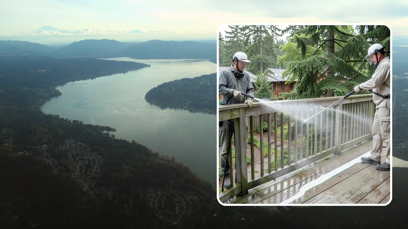 Deck Railing Cleaning in Sammamish, King County, WA - Detail-clean deck railings, balusters, and caps where grime and algae cling out of reach.