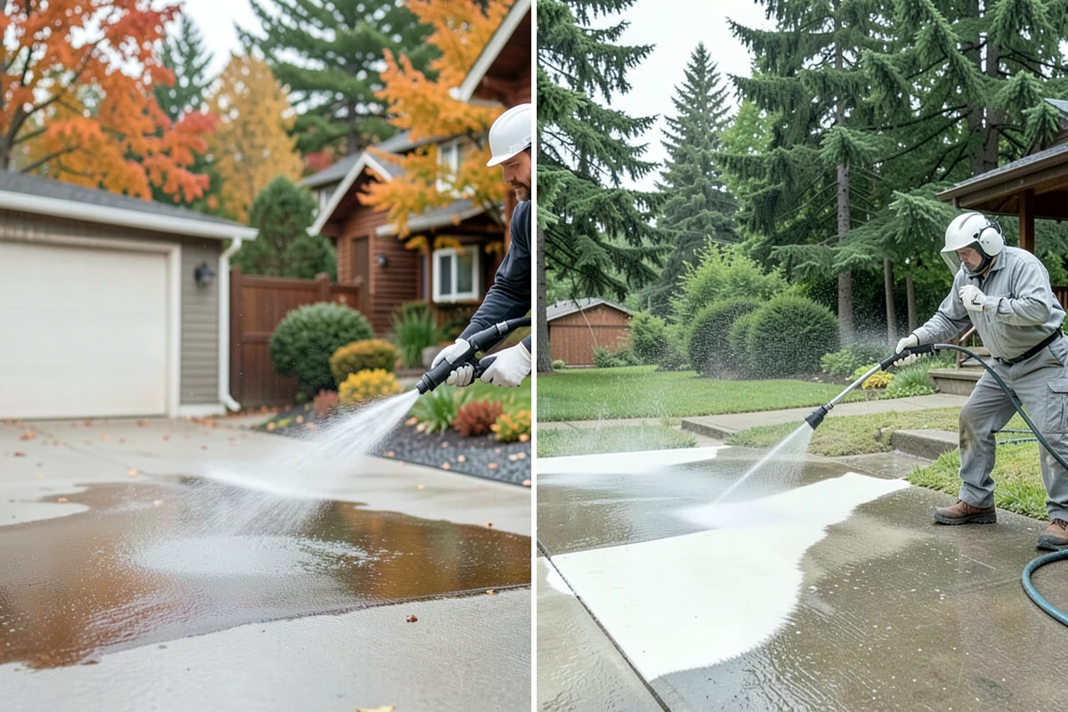 Deck Railing Cleaning in Seattle, King County, WA - Protect the deck floor and nearby plants