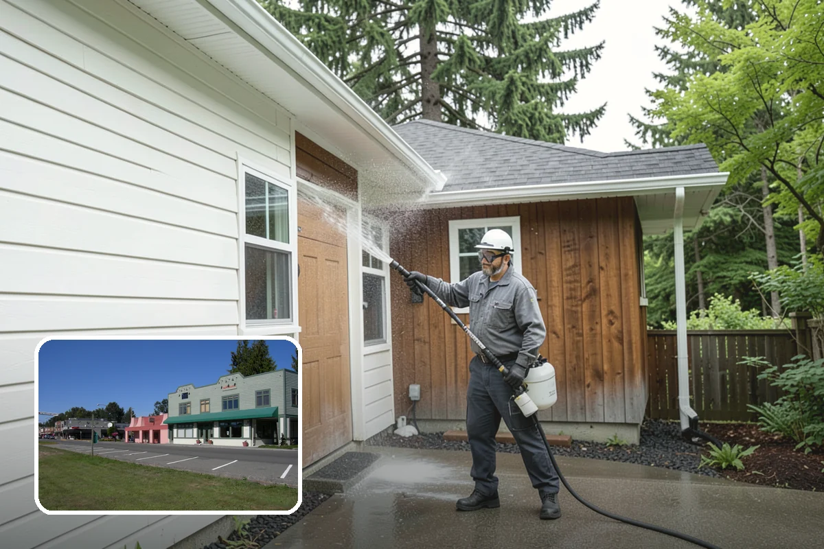 Deck Railing Cleaning in Snoqualmie, King County, WA - Cleans balusters, caps, and joints thoroughly