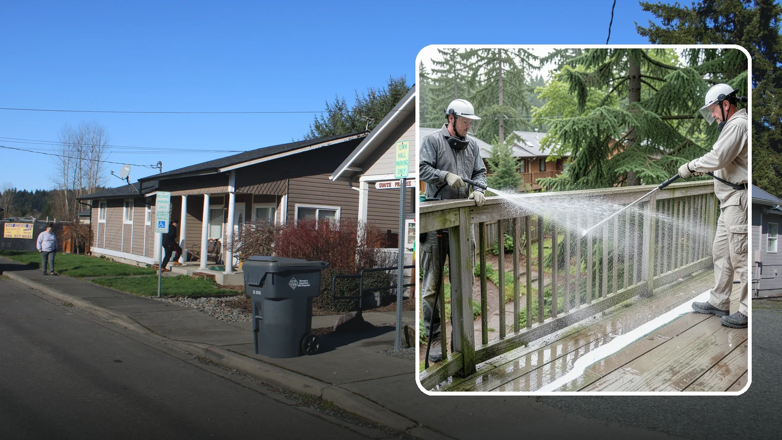 Deck Railing Cleaning in South Prairie, Pierce County, WA - Detail-clean deck railings, balusters, and caps where grime and algae cling out of reach.