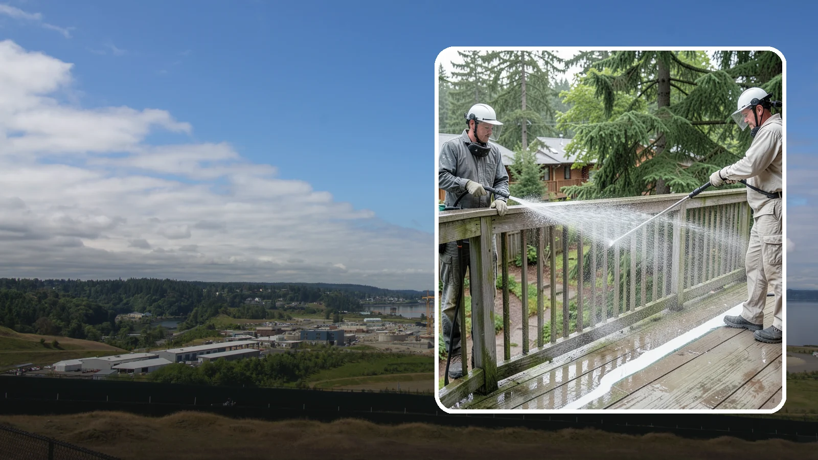 Deck Railing Cleaning in University Place, Pierce County, WA - Detail-clean deck railings, balusters, and caps where grime and algae cling out of reach.