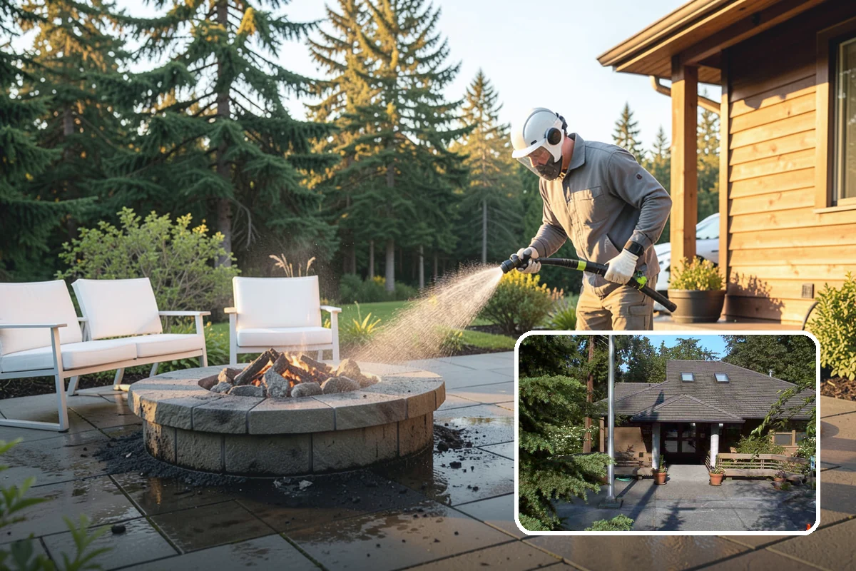 Deck Railing Cleaning in Yarrow Point, King County, WA - Cleans balusters, caps, and joints thoroughly