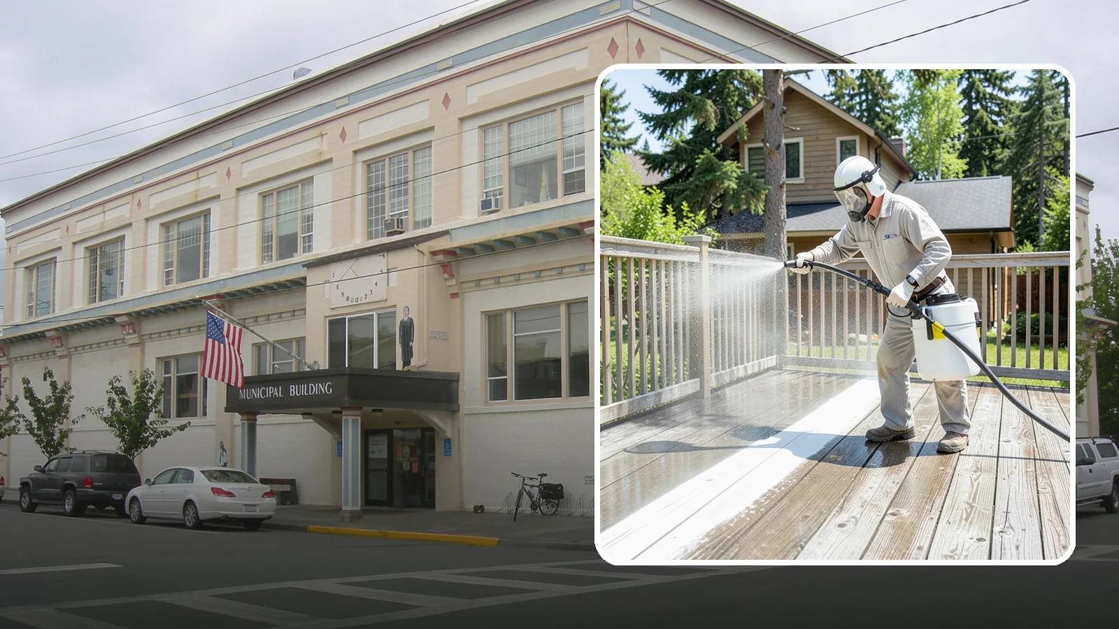 Deck Restoration Cleaning in Anacortes, Skagit County, WA - Deep-restore a neglected deck through staged cleaning, stripping, and brightening back to usable wood.