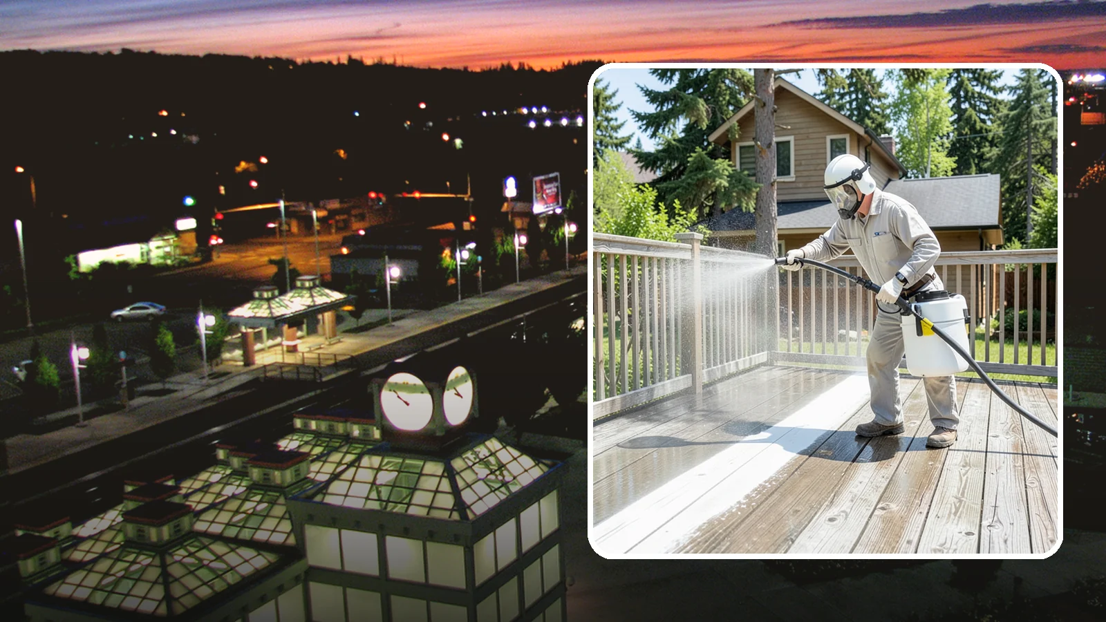 Deck Restoration Cleaning in Auburn, King County, WA - Deep-restore a neglected deck through staged cleaning, stripping, and brightening back to usable wood.