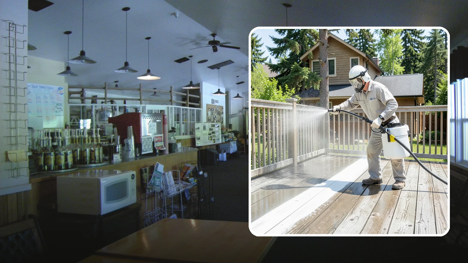 Deck Restoration Cleaning in Black Diamond, King County, WA - Deep-restore a neglected deck through staged cleaning, stripping, and brightening back to usable wood.