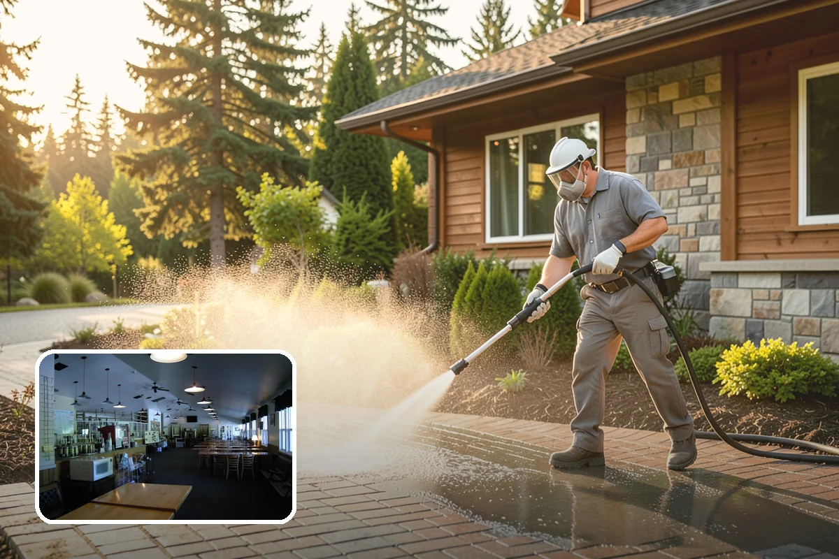 Deck Restoration Cleaning in Black Diamond, King County, WA - Recovers a neglected deck to usable wood