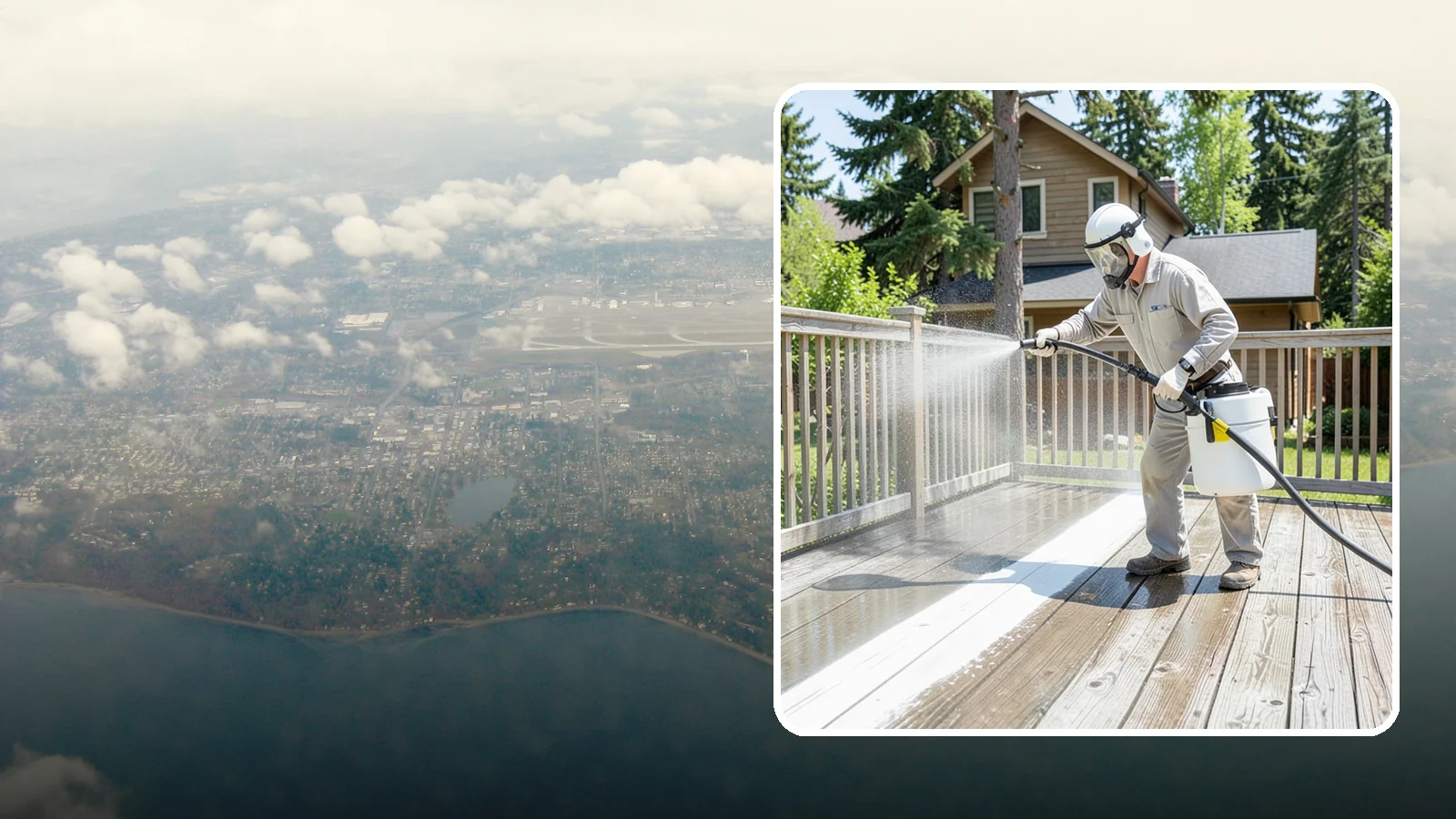Deck Restoration Cleaning in Burien, King County, WA - Deep-restore a neglected deck through staged cleaning, stripping, and brightening back to usable wood.