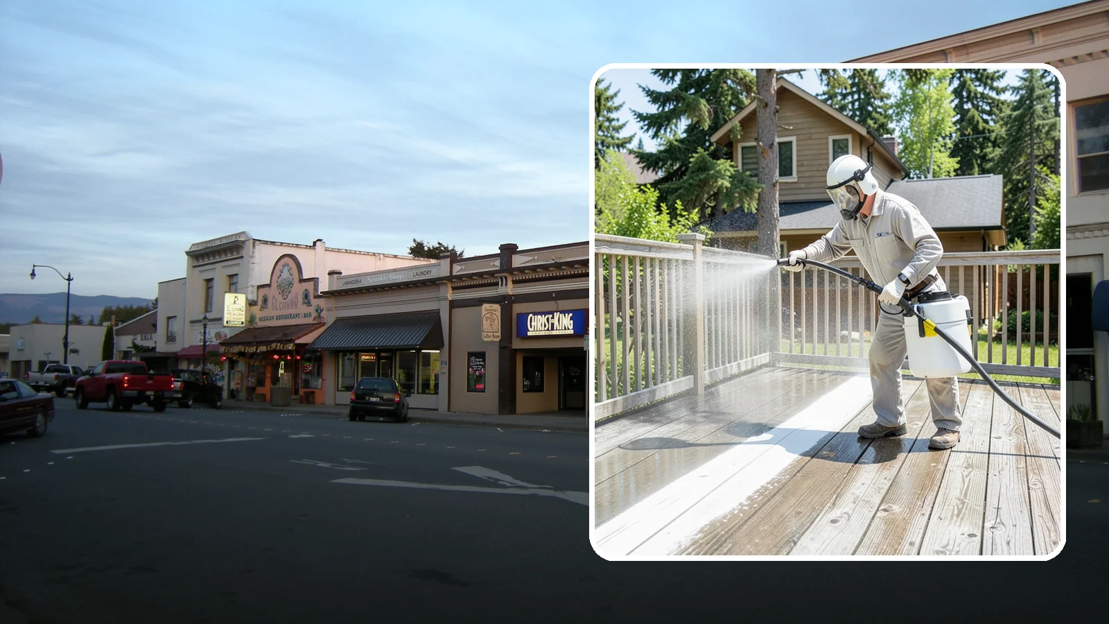 Deck Restoration Cleaning in Burlington, Skagit County, WA - Deep-restore a neglected deck through staged cleaning, stripping, and brightening back to usable wood.