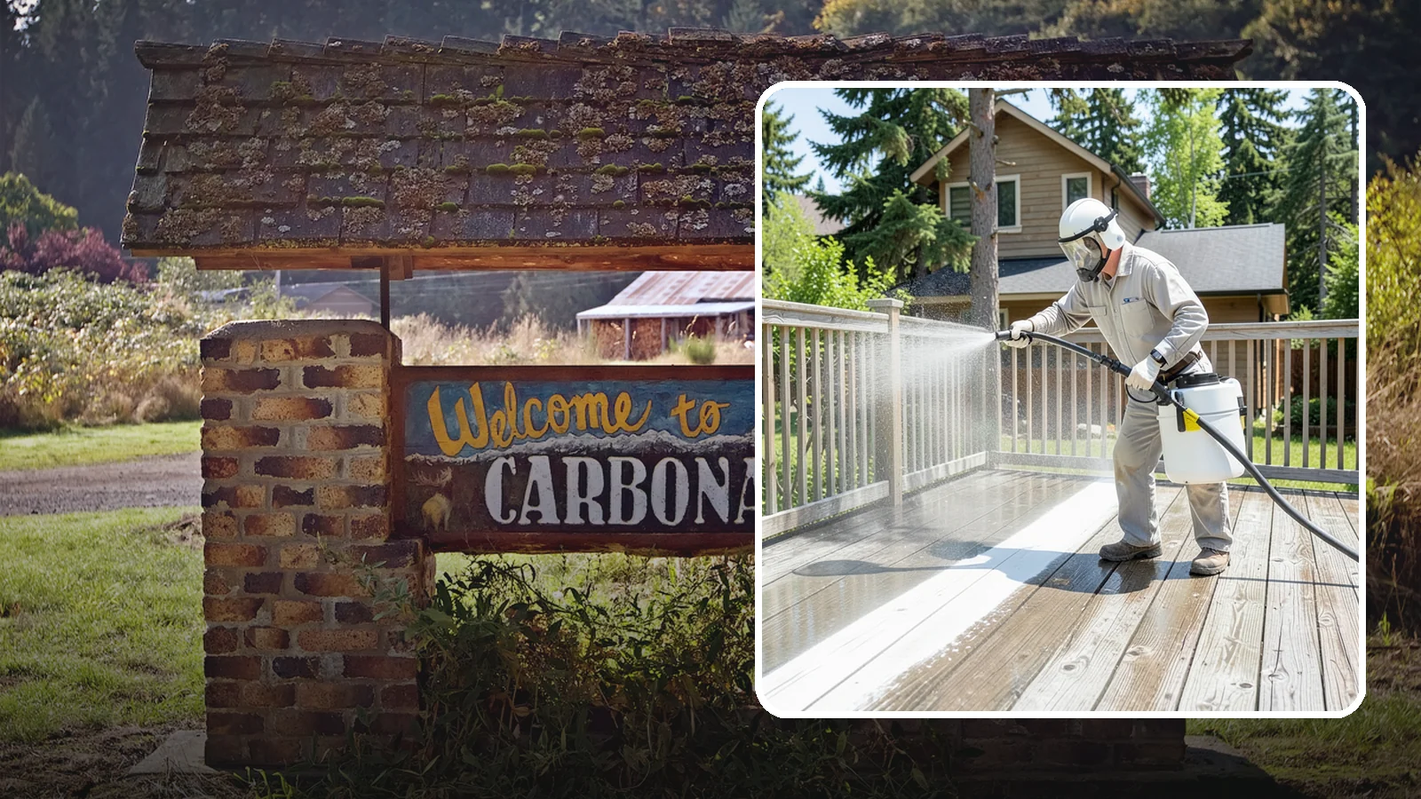 Deck Restoration Cleaning in Carbonado, Pierce County, WA - Deep-restore a neglected deck through staged cleaning, stripping, and brightening back to usable wood.