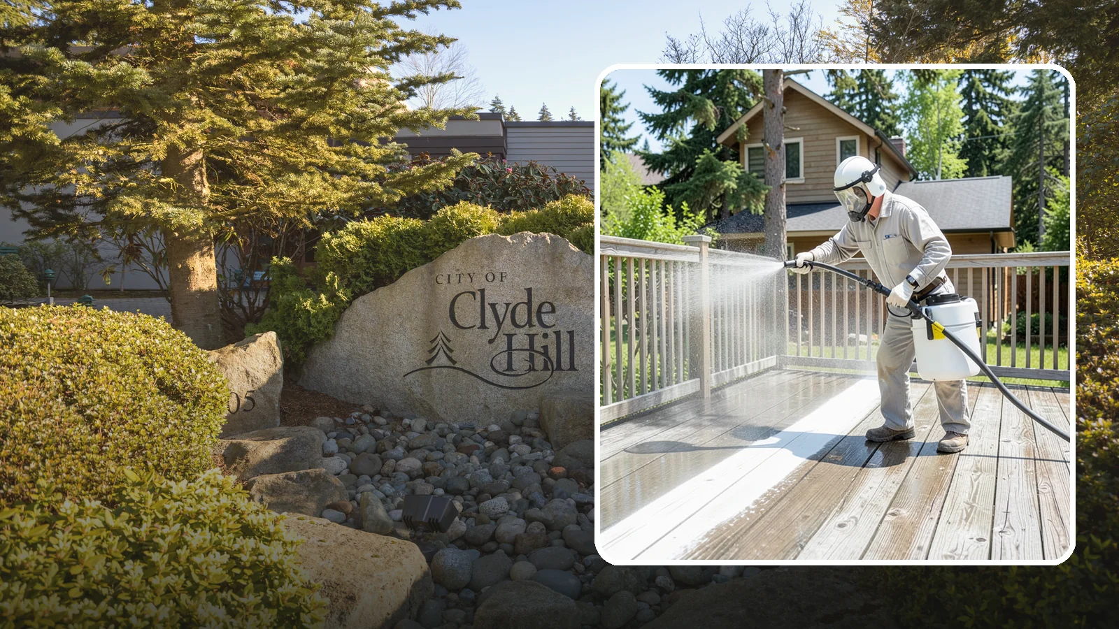 Deck Restoration Cleaning in Clyde Hill, King County, WA - Deep-restore a neglected deck through staged cleaning, stripping, and brightening back to usable wood.