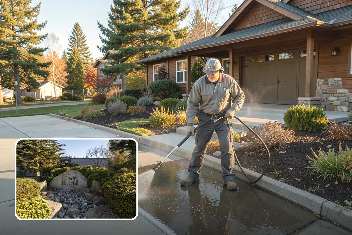 Deck Restoration Cleaning in Clyde Hill, King County, WA - Recovers a neglected deck to usable wood