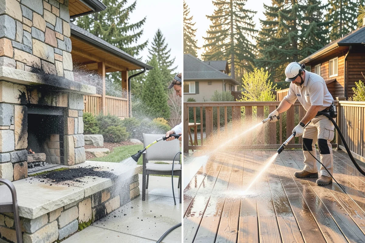 Deck Restoration Cleaning in Coupeville, Island County, WA - Assess board condition and plan the stages