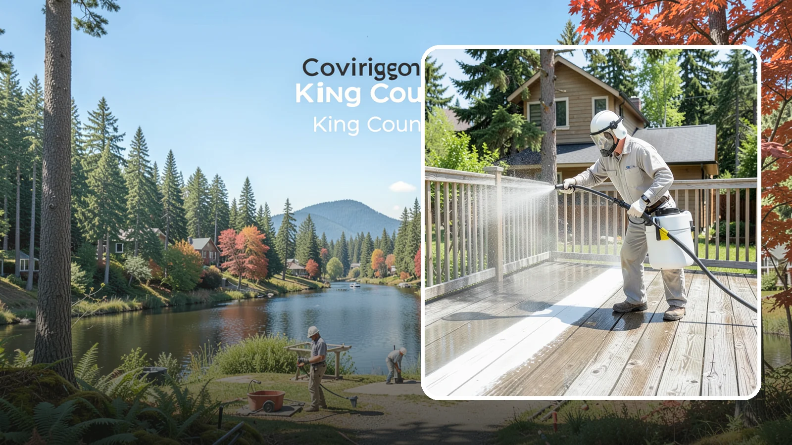 Deck Restoration Cleaning in Covington, King County, WA - Deep-restore a neglected deck through staged cleaning, stripping, and brightening back to usable wood.