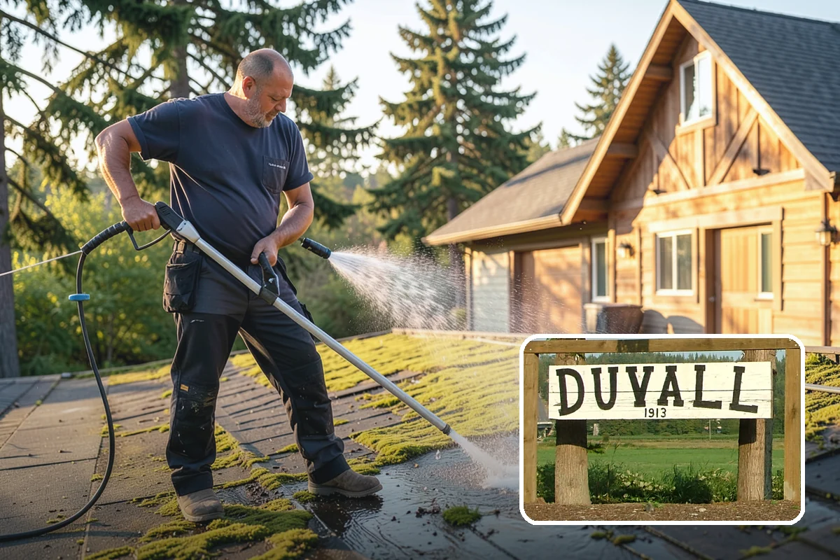 Deck Restoration Cleaning in Duvall, King County, WA - Recovers a neglected deck to usable wood