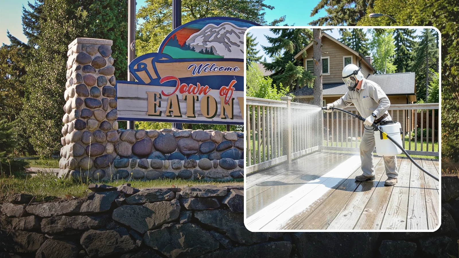 Deck Restoration Cleaning in Eatonville, Pierce County, WA - Deep-restore a neglected deck through staged cleaning, stripping, and brightening back to usable wood.