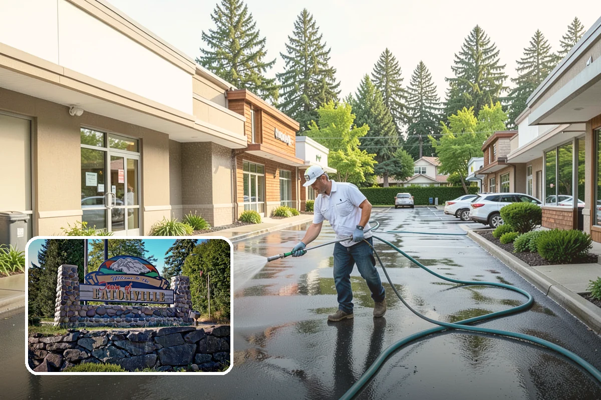 Deck Restoration Cleaning in Eatonville, Pierce County, WA - Recovers a neglected deck to usable wood