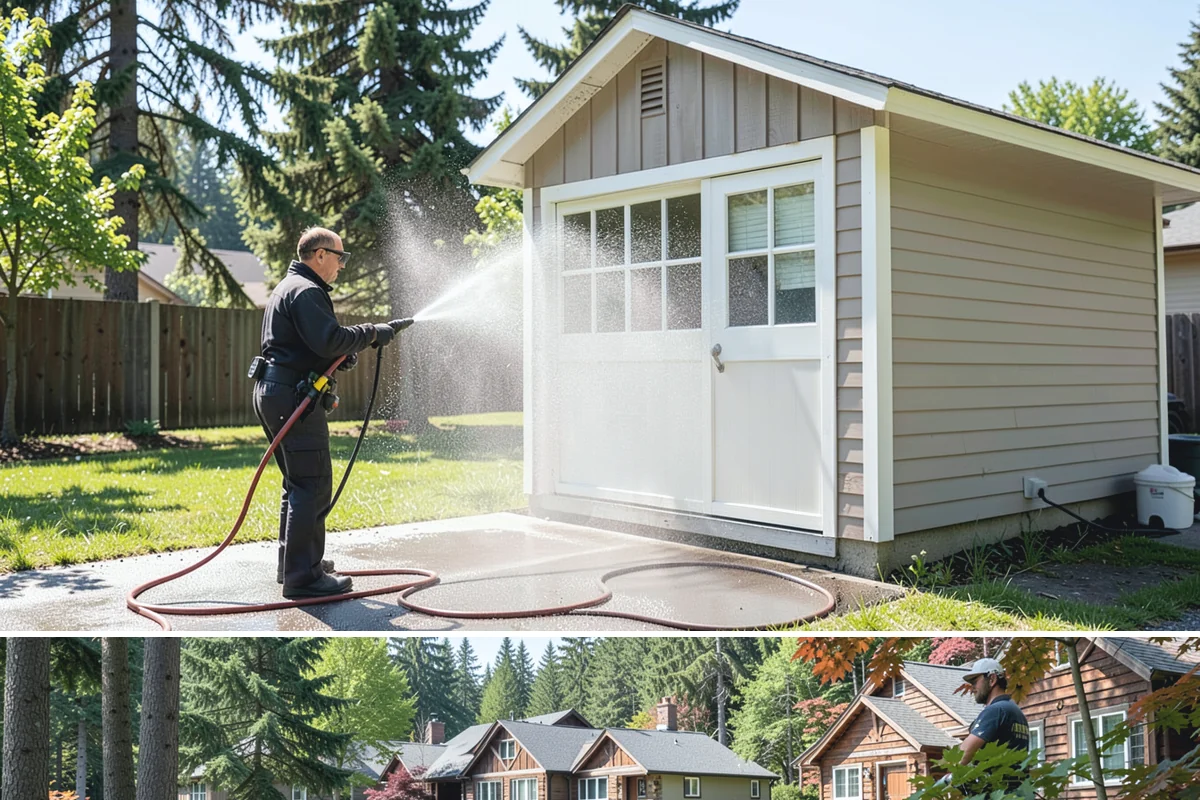 Deck Restoration Cleaning in Edgewood, Pierce County, WA - Restore weathered decks across summer to allow each stage to dry between steps.