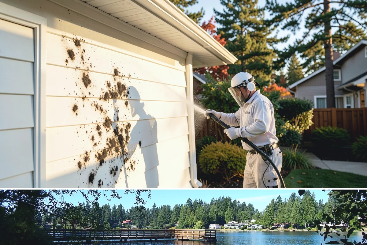Deck Restoration Cleaning in Federal Way, King County, WA - Restore weathered decks across summer to allow each stage to dry between steps.