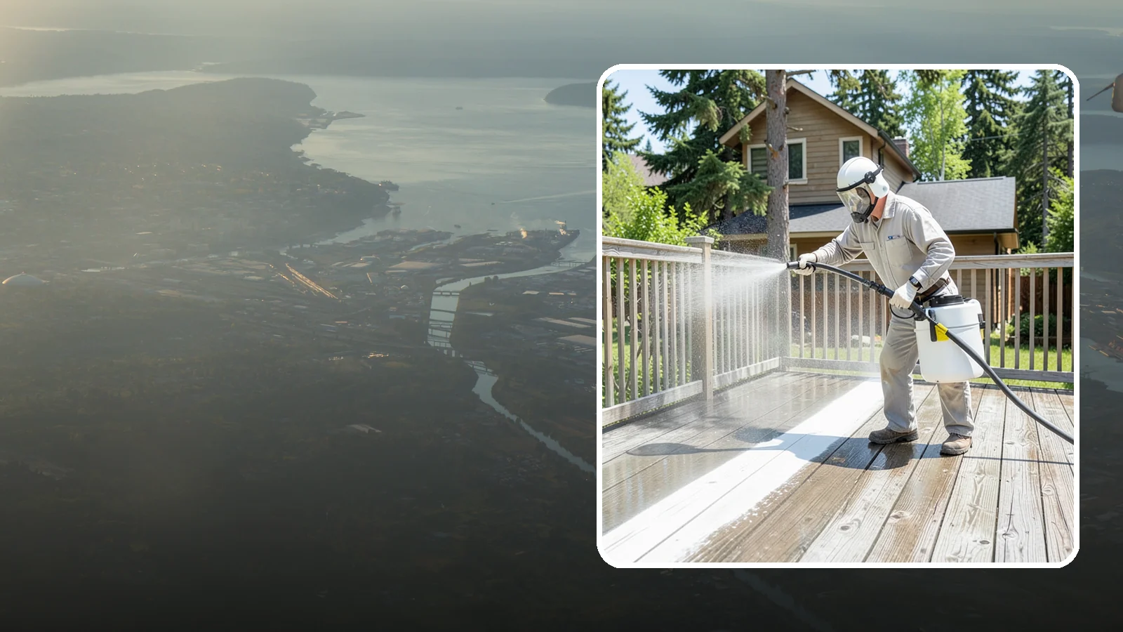 Deck Restoration Cleaning in Fife, Pierce County, WA - Deep-restore a neglected deck through staged cleaning, stripping, and brightening back to usable wood.