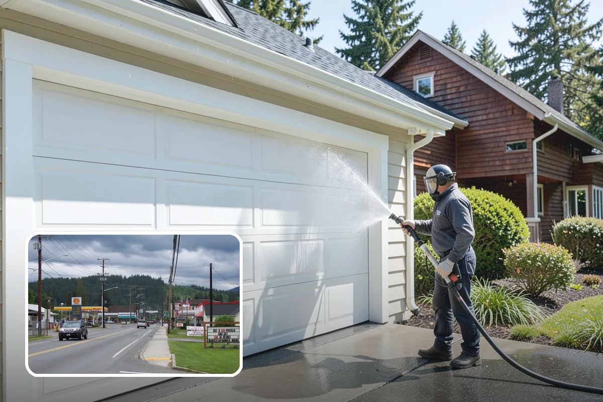 Deck Restoration Cleaning in Granite Falls, Snohomish County, WA - Recovers a neglected deck to usable wood