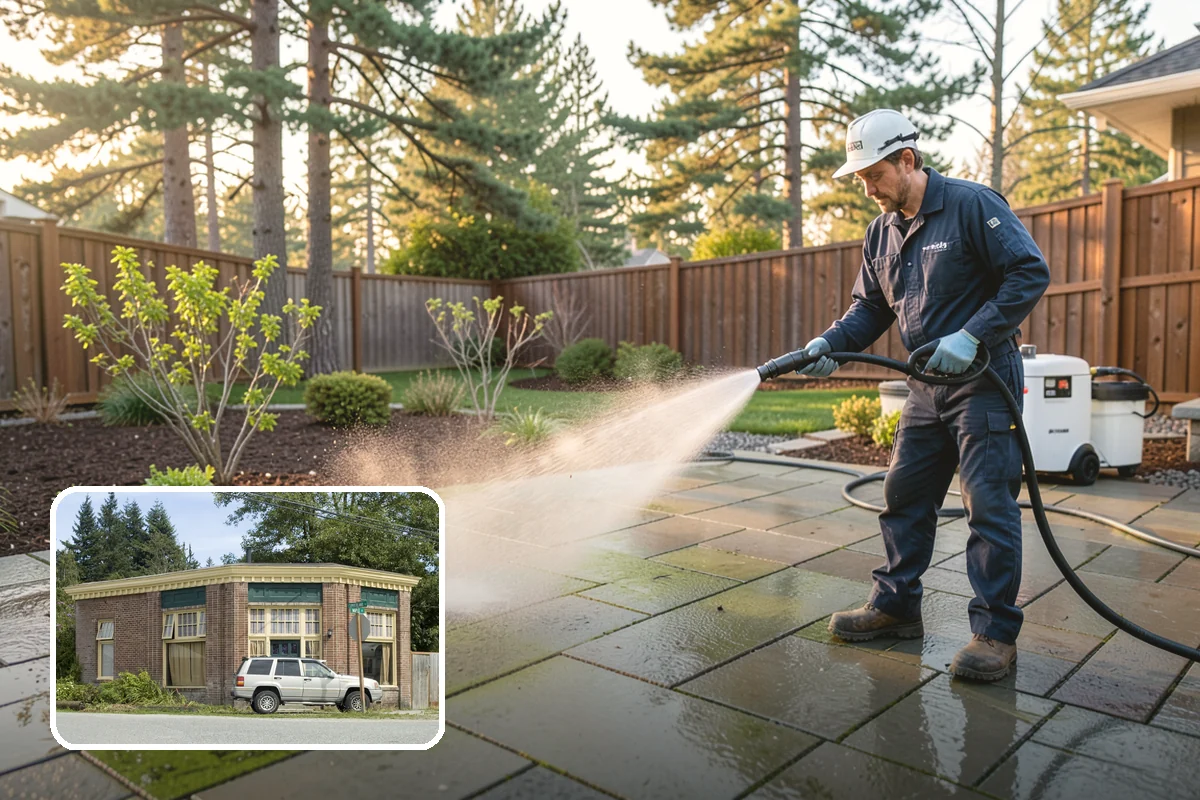 Deck Restoration Cleaning in Hamilton, Skagit County, WA - Recovers a neglected deck to usable wood