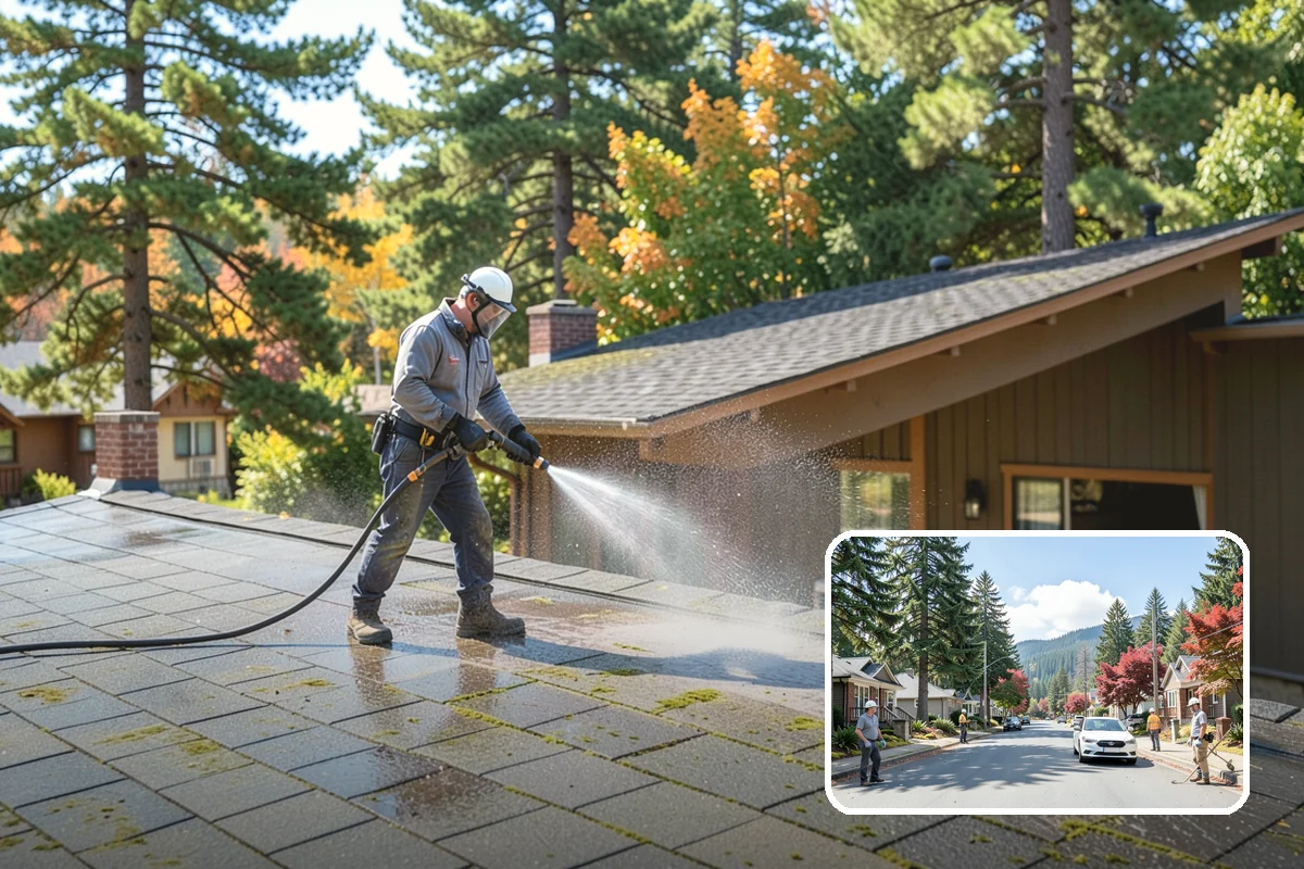 Deck Restoration Cleaning in Hunts Point, King County, WA - Recovers a neglected deck to usable wood