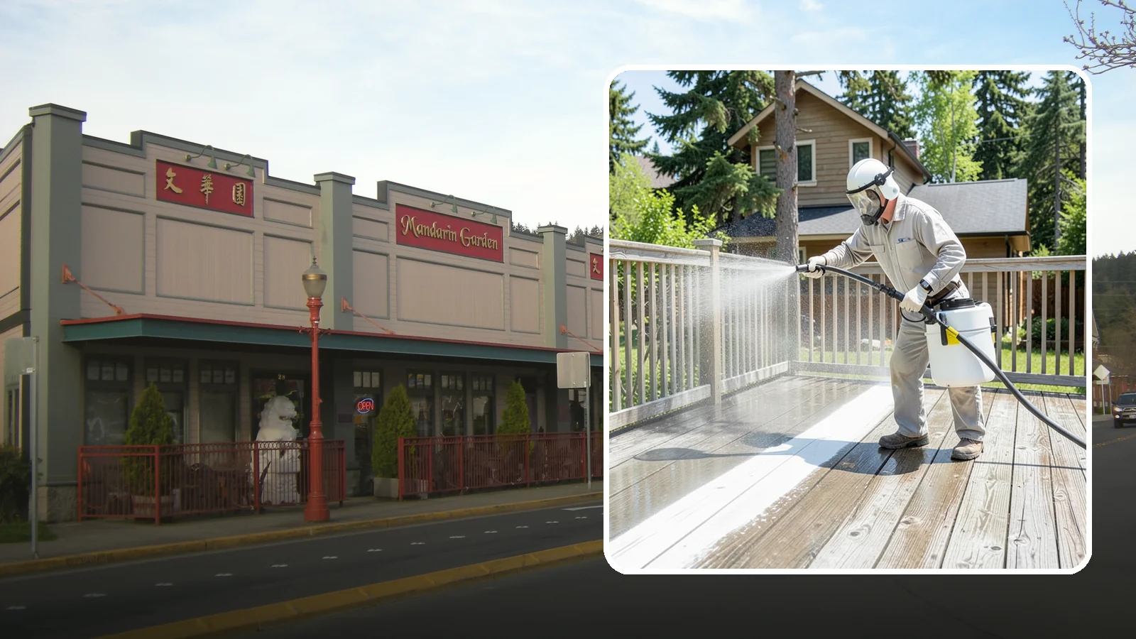 Deck Restoration Cleaning in Issaquah, King County, WA - Deep-restore a neglected deck through staged cleaning, stripping, and brightening back to usable wood.