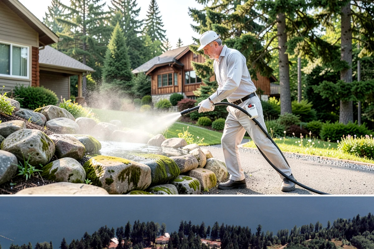 Deck Restoration Cleaning in Lakewood, Pierce County, WA - Restore weathered decks across summer to allow each stage to dry between steps.