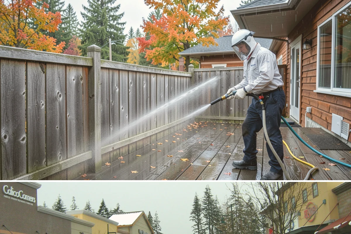 Deck Restoration Cleaning in Mill Creek, Snohomish County, WA - Restore weathered decks across summer to allow each stage to dry between steps.