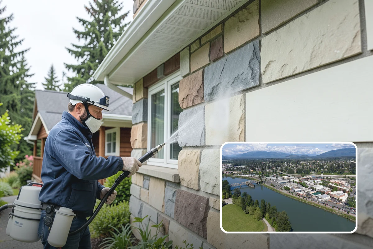 Deck Restoration Cleaning in Mount Vernon, Skagit County, WA - Recovers a neglected deck to usable wood