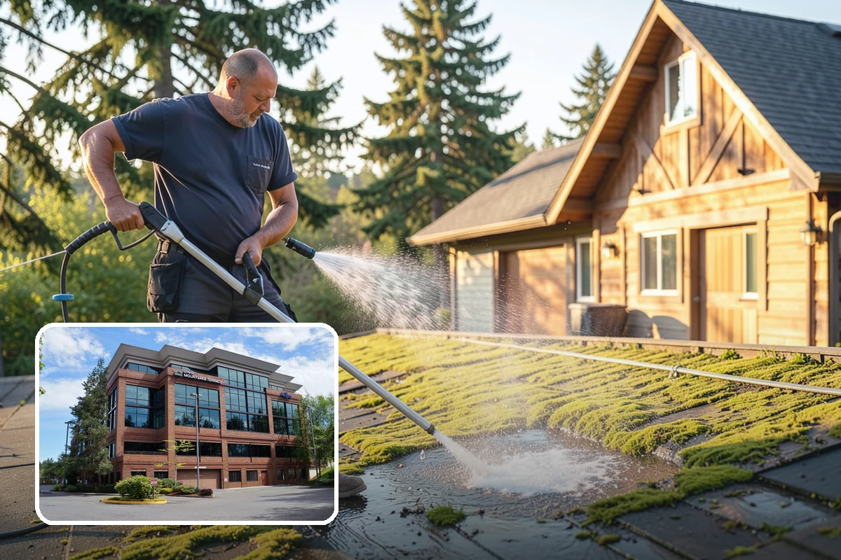 Deck Restoration Cleaning in Mountlake Terrace, Snohomish County, WA - Recovers a neglected deck to usable wood
