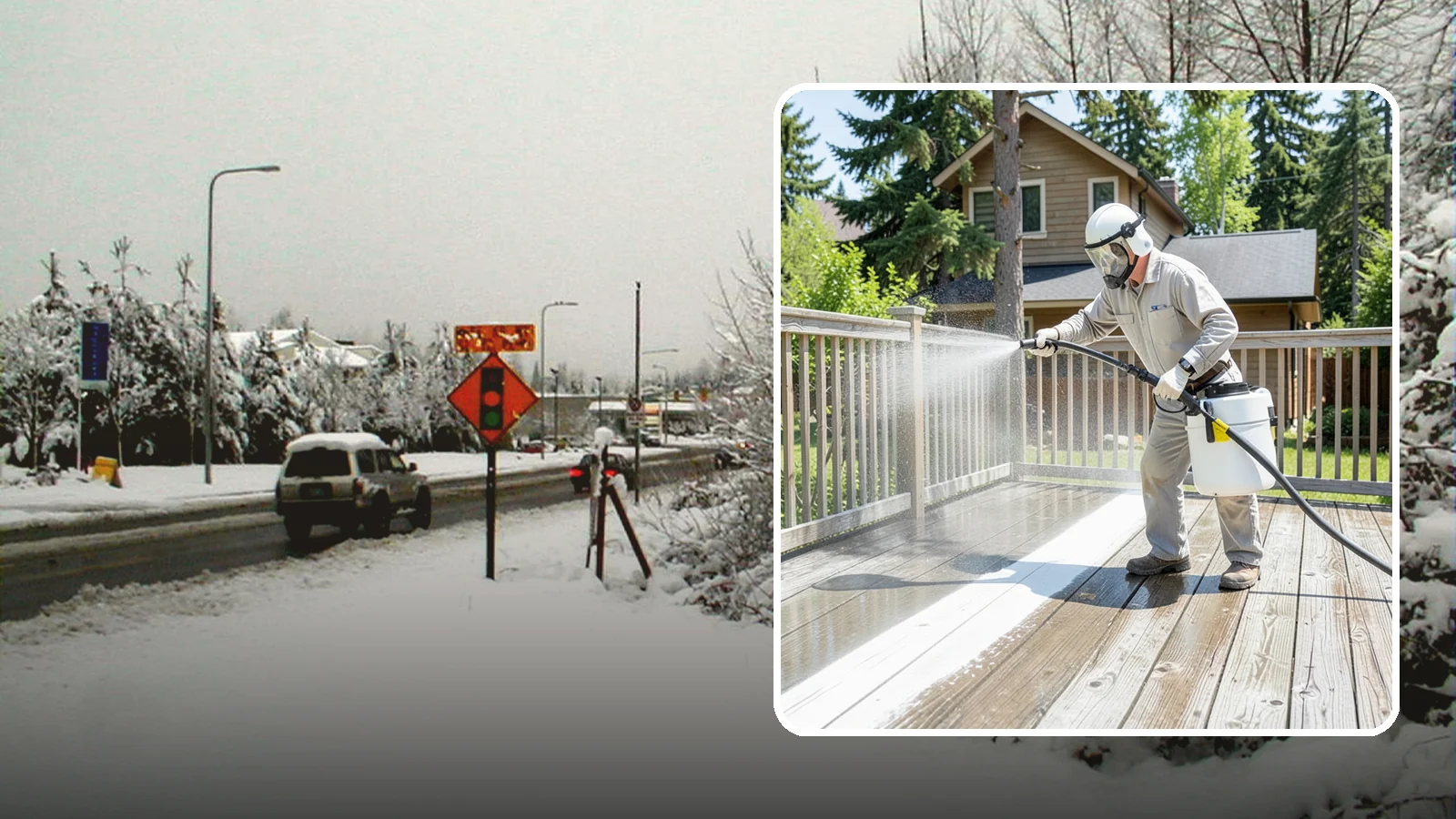 Deck Restoration Cleaning in Newcastle, King County, WA - Deep-restore a neglected deck through staged cleaning, stripping, and brightening back to usable wood.
