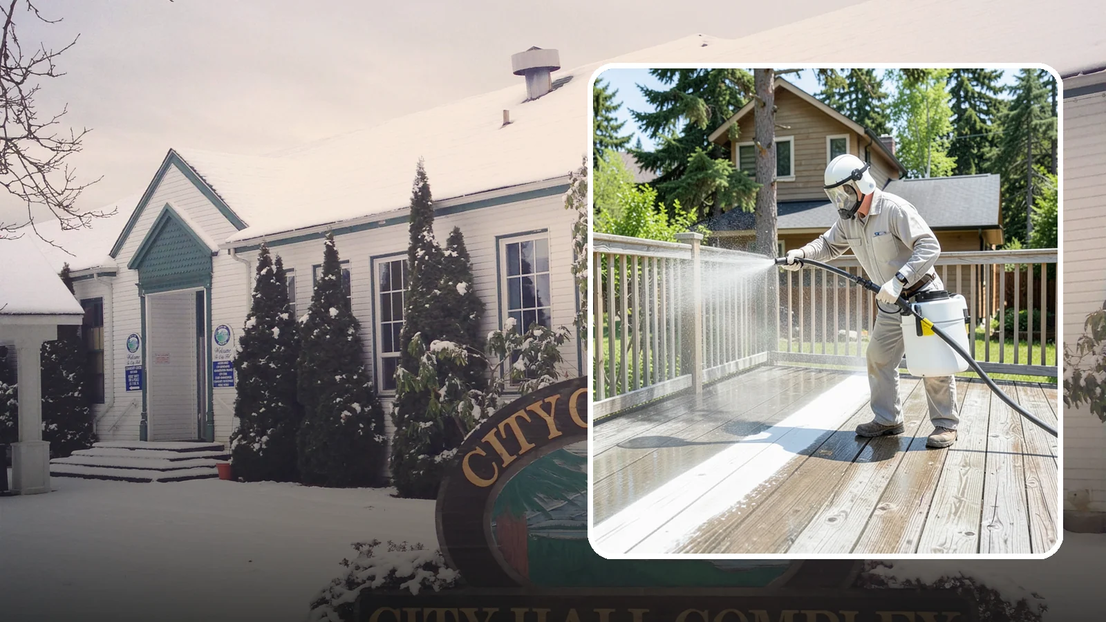 Deck Restoration Cleaning in Pacific, King County, WA - Deep-restore a neglected deck through staged cleaning, stripping, and brightening back to usable wood.